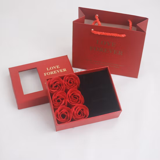 Boîte-cadeau en carton personnalisée de grande taille Bowknot Boîte-cadeau de Noël Calendrier de l'avent Boîtes de rangement Boîtes de logo OEM avec couvercle