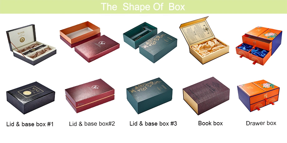 Custom Box Paper Gift Box Set Rigid Packaging Box Wholesale Christmas Gift Box