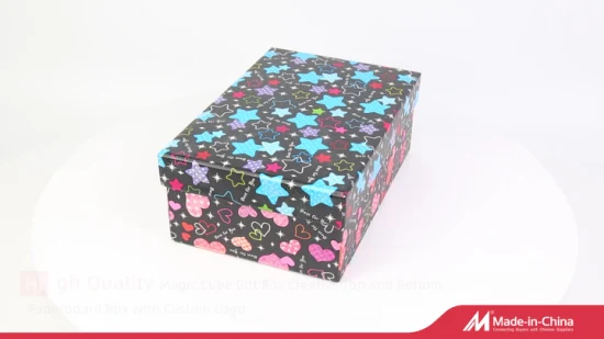 Boîte d'emballage cadeau en papier de fleur carrée exquise de protection de l'environnement de la Chine pour les cosmétiques maquillage bijoux vêtements boîtes d'emballage regarder le festival de mariage