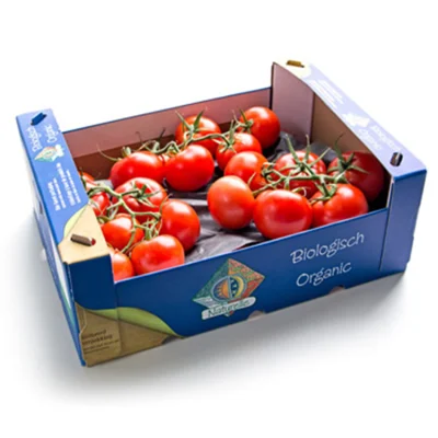 Boîte en carton ondulé pliante OEM Emballage de fruits et légumes frais Boîte à légumes en carton ondulé
